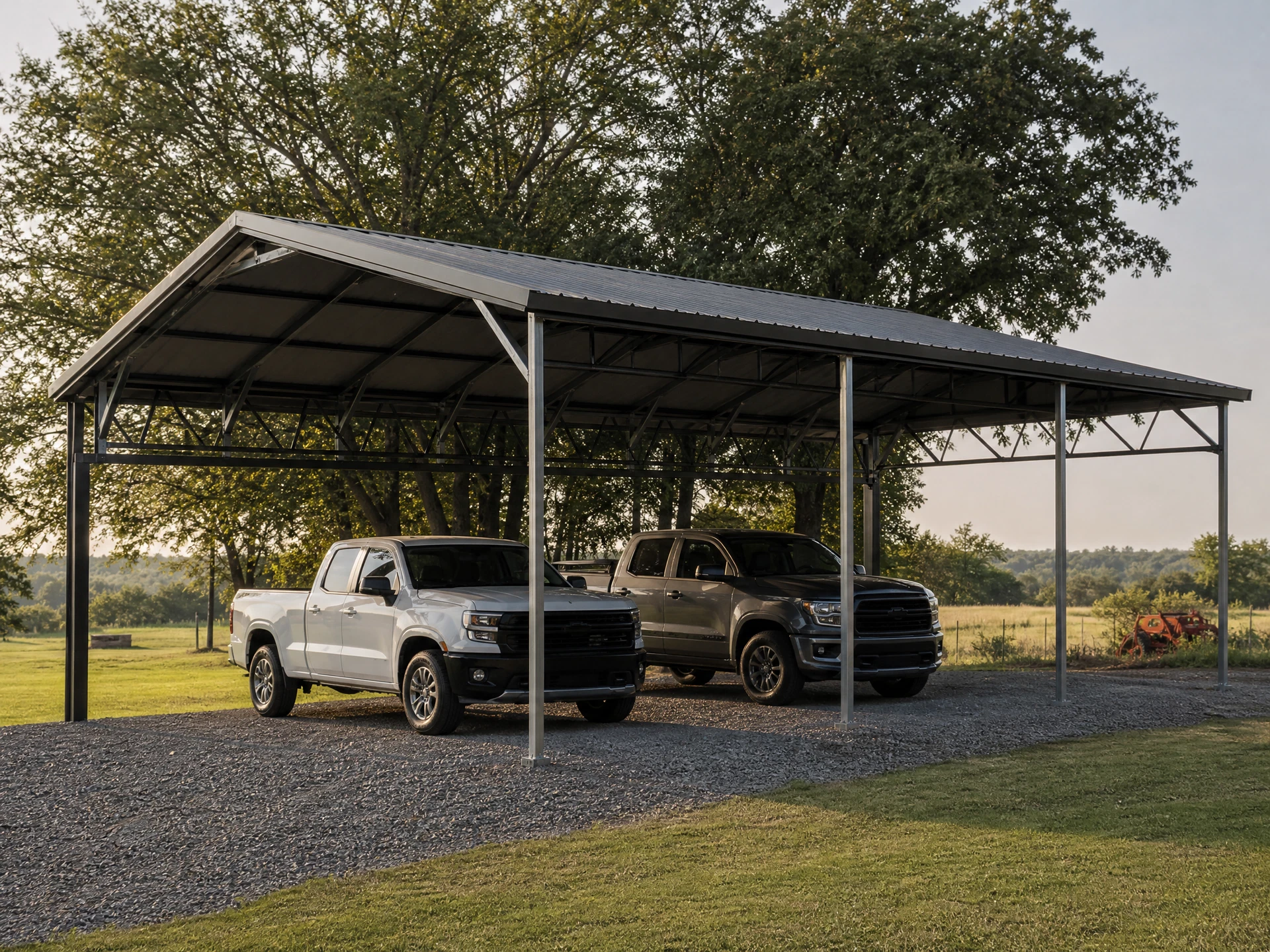 Carports from the Iron Ridge project gallery